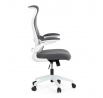 Kancelářská židle, houpací mechanismus, šedá síťovina, KA-C807 GREY