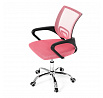 Dětská židle, houpací mechanismus, růžová síťovina, KA-L103 PINK