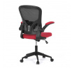 Kancelářská židle, houpací mechanismus, červená, KA-V317 RED