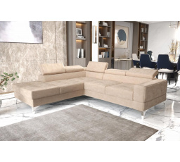 Rohová sedací souprava TOSCANIA II průměr 30x250 - levá, béžová