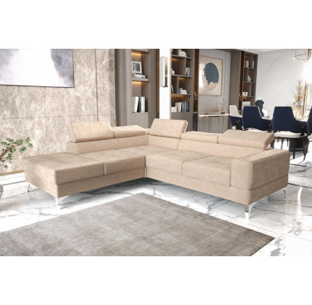 Rohová sedací souprava TOSCANIA II průměr 30x250 - levá, béžová Rohová sedací souprava TOSCANIA II průměr 30x250 - levá, béžová