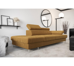 Sofa GALAXY II lenoška 235 cm - žlutá,  levá strana