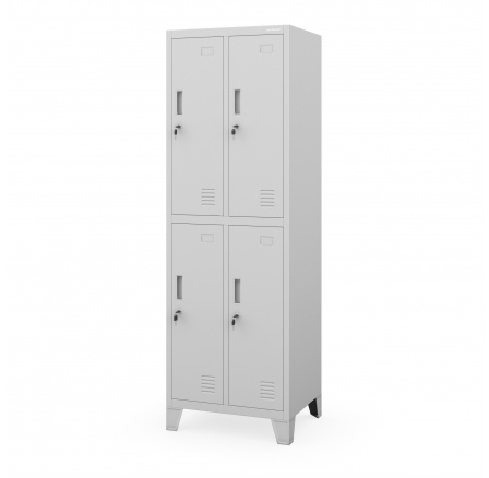 Pracovní skříňka BOZP šedá: BARTEK 2 Plus