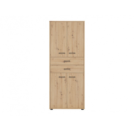 Regál SPACE OFFICE REG4D2S/200 dub artisan