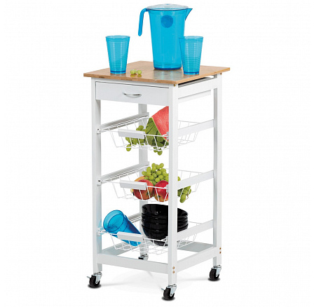 Regál, mdf, bílá, DR-043 Regál, mdf, bílá, DR-043