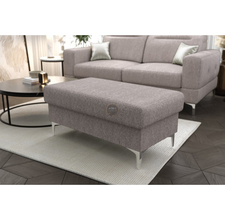 Taburet s úložným prostorem MALIBU 100x55 cm - šedá Taburet s úložným prostorem MALIBU 100x55 cm - šedá