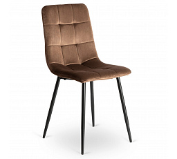 Židle PERU Hnědá Sametová