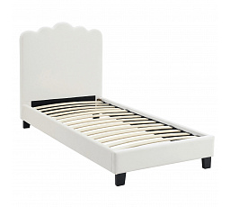 Postel 90x200 CRATER Krémová Sametová