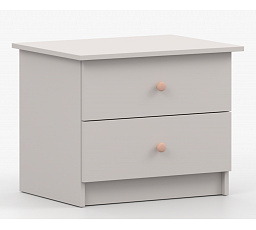 Noční stolek OLAF II, Kašmír / Růžová