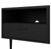 TV komoda MABELA 408, Černý mat