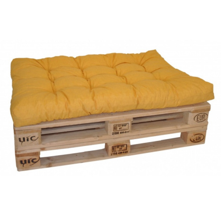 Sedák na paletu 120x80 žlutý melír Sedák na paletu 120x80 žlutý melír