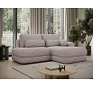 Ripeli Corner Sofa Bed with Storage, Light Grey Velvet, Right-Hand Facing Modullo 03 180x128 Right 1