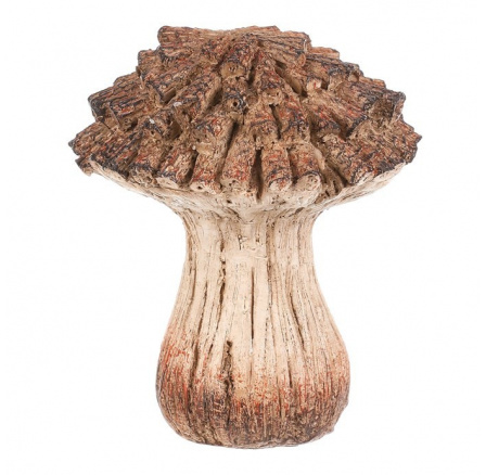 Houba z polyresinu - zahradní dekorace, vel. S, béžovo-hnědá Houba z polyresinu - zahradní dekorace, vel. S, béžovo-hnědá