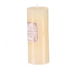 Svíčka aromatická - vanilka, parafín, barva krémová