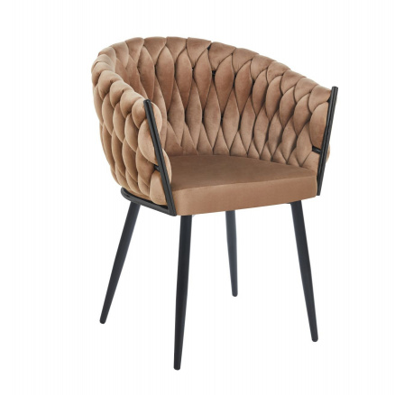Židle velvet cappuccino K7-FX