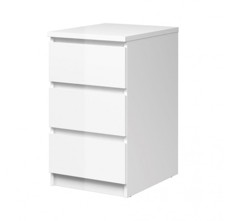 Komoda SIMPLICITY 237, Bílý lesk 