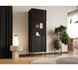 ISLA vitrína 60 černý mat (1 ks)=2 str. )