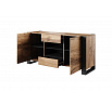 Komoda WOOD II, dub wotan / antracit