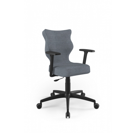 Křeslo kancelářské otočné  PERTO , černá Castel 24 velikost 6