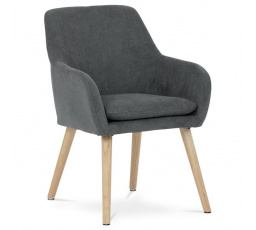 Jídelní židle, šedá, látka, AK-310 GREY2