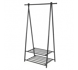 Věšák, kov, černá, AUV-E1105 BK