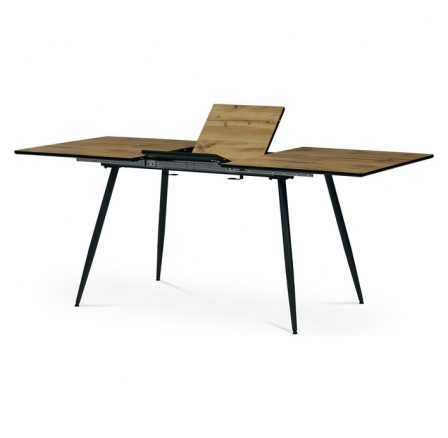 Jídelní stůl rozkládací 140-180x80 cm, mdf, dub, HT-921 OAK