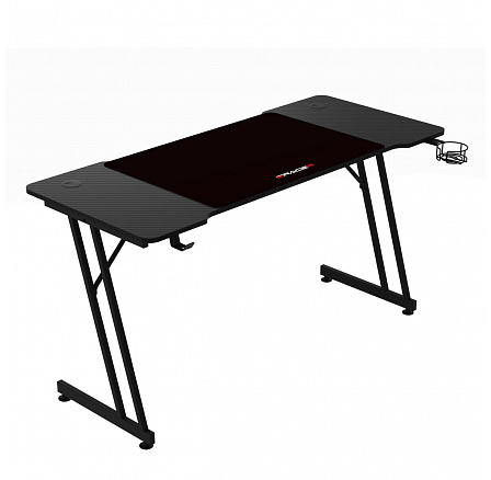 Herní stůl 140x60cm, melamin, carbon, LT-H1104 BK Herní stůl 140x60cm, melamin, carbon, LT-H1104 BK