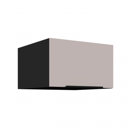 Horní skřínka ARONA - 60 NAGU-36 1F, Černá mat/Kašmír Horní skřínka ARONA - 60 NAGU-36 1F, Černá mat/Kašmír