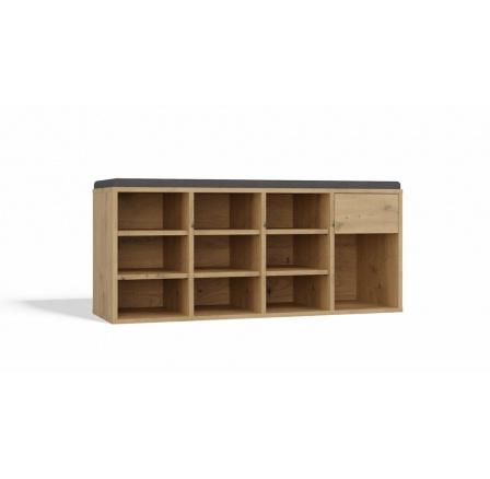 Botník se sedákem Tazin dub artisan Botník se sedákem Tazin dub artisan