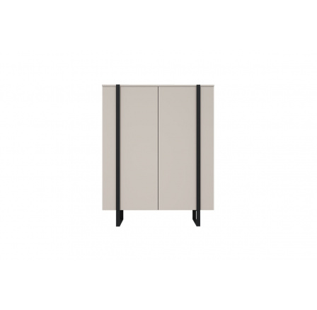 Komoda Verica, kašmír / černé nohy Komoda Verica, kašmír / černé nohy