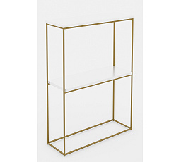 Konzole Velo Zlatý+Bílý Lesk