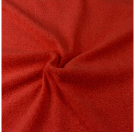 Froté prostěradlo červené 100x200