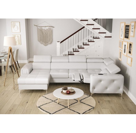 Rohová sedací souprava ORION MAX III , relax s funkcí spaní 165x320x190 přírodní kůže - přírodní kůže - volitelná barva, pravá Rohová sedací souprava ORION MAX III , relax s funkcí spaní 165x320x190 přírodní kůže - přírodní kůže - volitelná barva, pravá