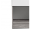 Noční stolek SIMPLICITY 238, Beton/Bílý lesk 