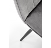 Jídelní židle K521, Šedá