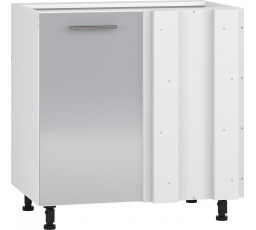 Kuchyňská dolní skříňka VENTO DN-100/82, světle šedá/bílá