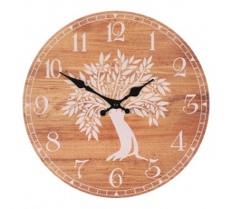 Hodiny nástěnné - strom života, MDF, 34 cm