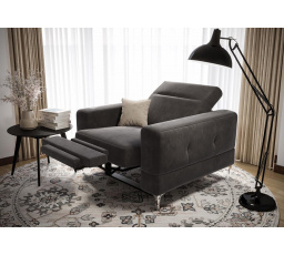 Křeslo MALIBU , relax - hnědá