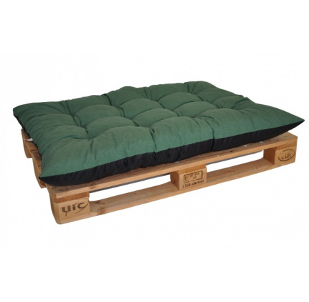 Paletový sedák / zahradní matrace tmavě zelený melír Paletový sedák / zahradní matrace tmavě zelený melír