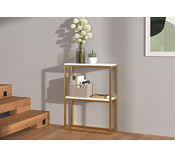 Konzole MASON Zlatý+Bílý