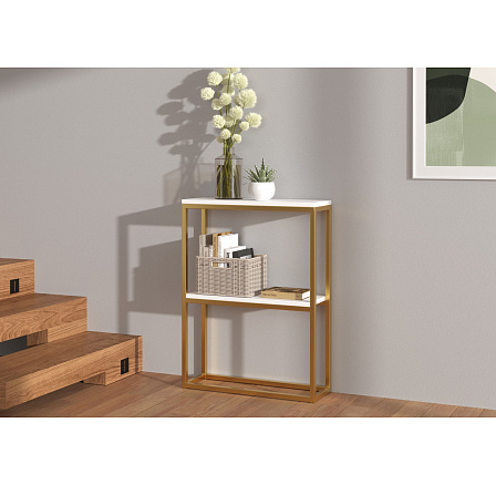 Konzole MASON Zlatý+Bílý