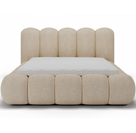Oloroso bed 180x200 with metal frame and storage compartment, light beige chenille Kendell 18 1 Oloroso bed 180x200 with metal frame and storage compartment, light beige chenille Kendell 18 1