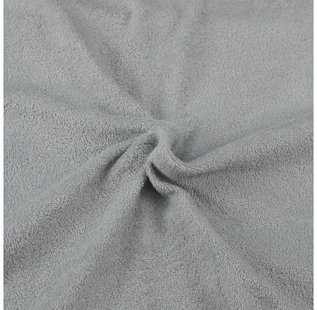 Froté prostěradlo světle šedé na vysokou matraci 190g/m2 220x200