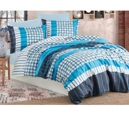 Bavlněný povlak na polštář Metis blue 45x60