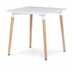 Jídelní stůl 80x80cm, mdf, bílá, DT-303 WT