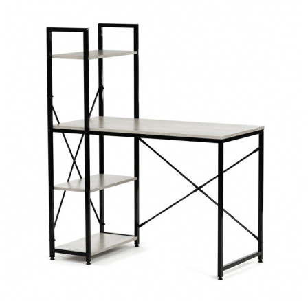 Pracovní stůl 100x48cm, mdf, bělený dub, GD-512 WT