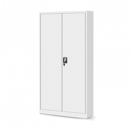 Kancelářská kovová skříň na dokumenty TOMASZ, 900 x 1850 x 450 mm, bílá Kancelářská kovová skříň na dokumenty TOMASZ, 900 x 1850 x 450 mm, bílá