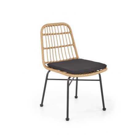 Jídelní židle K401, Přírodní/Černá