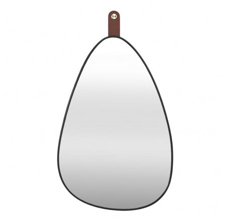 Zrcadlo Chigago černé s držadlem Zrcadlo Chigago černé s držadlem