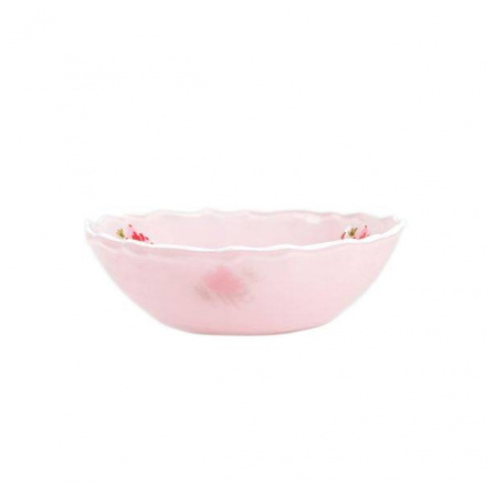 PINK MILKY miska s bílým okrajem 14 cm 731716